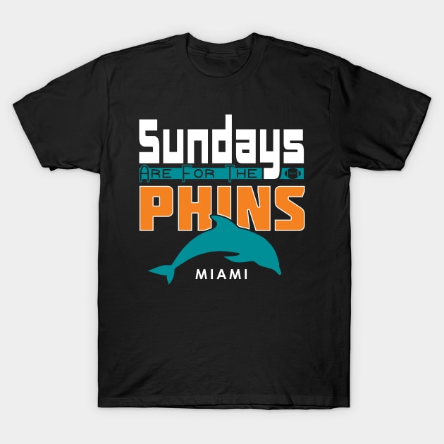 Miami Football - Classic Sunday Fan T-Shirt by FFFM